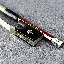 VINGOBOW Arco de violino híbrido de madeira e fibra de carbono tamanho 4/4