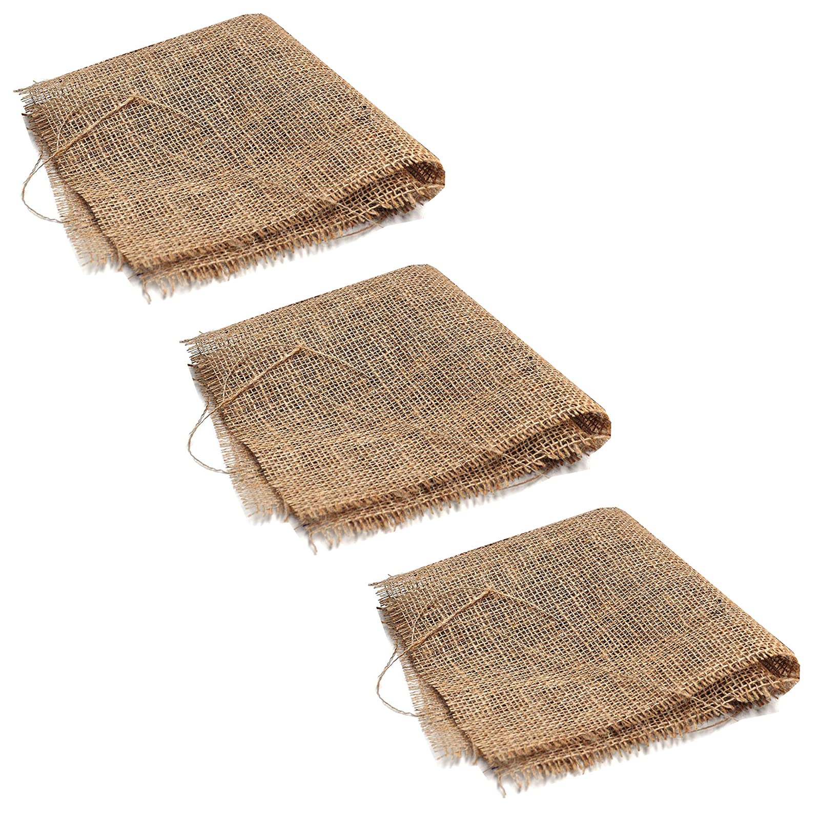 Aquacadabra Hessian Squares Aquatic Pond Plants Basket Liners Lilies Marginals 45 x 45cm (3)