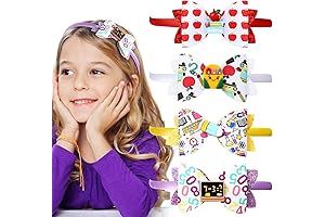 4 Pcs Back to School Headbands for Girls