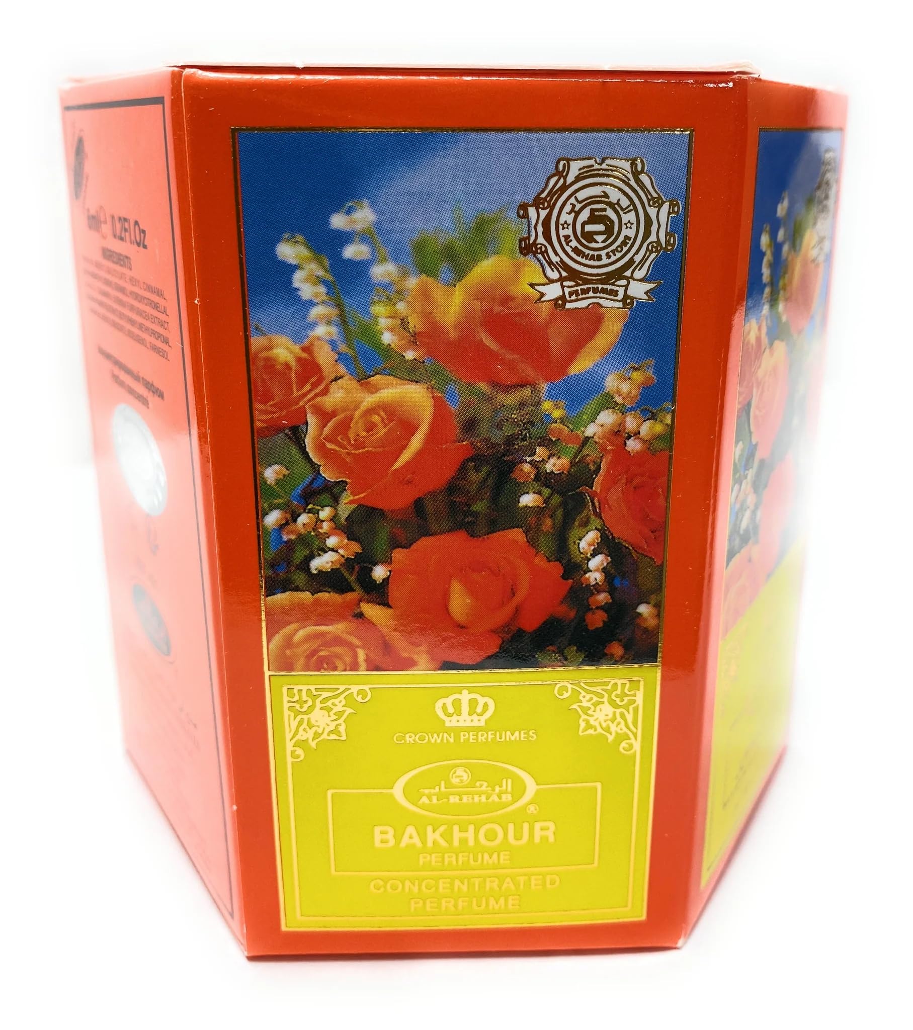 Packung 6 Moschus Parfüm Al Rehab Bakhour 6ml 100% Öl
