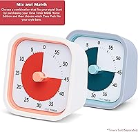 Vista 2 de TIME TIMER Home MOD - Estuches neutros para aprendizaje en el aula, herramienta de estudio de escuela en casa, reloj de escritorio para estudiantes