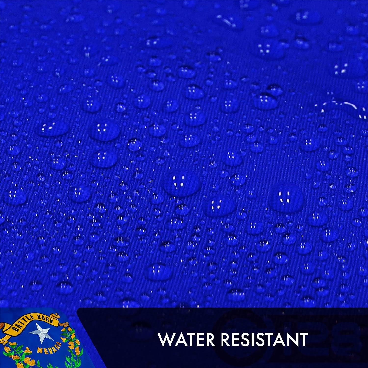 G128 Nevada State Flag | 3x5 Ft | Double ToughWeave Series Double Sided Embroidered 210D Polyester | Embroidered Design, Indoor/Outdoor, Brass Grommets, Heavy Duty, 2-ply