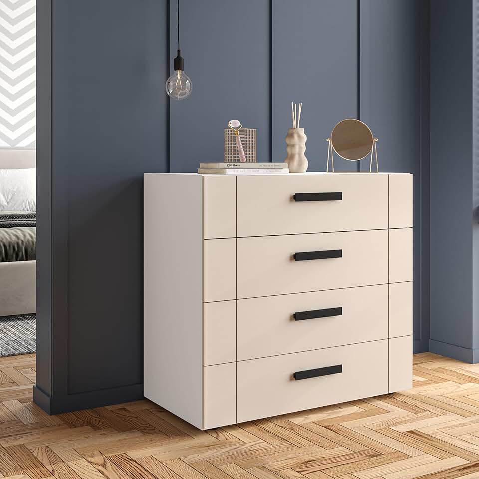 Cômoda 4 Gavetas Lisboa Politorno Móveis