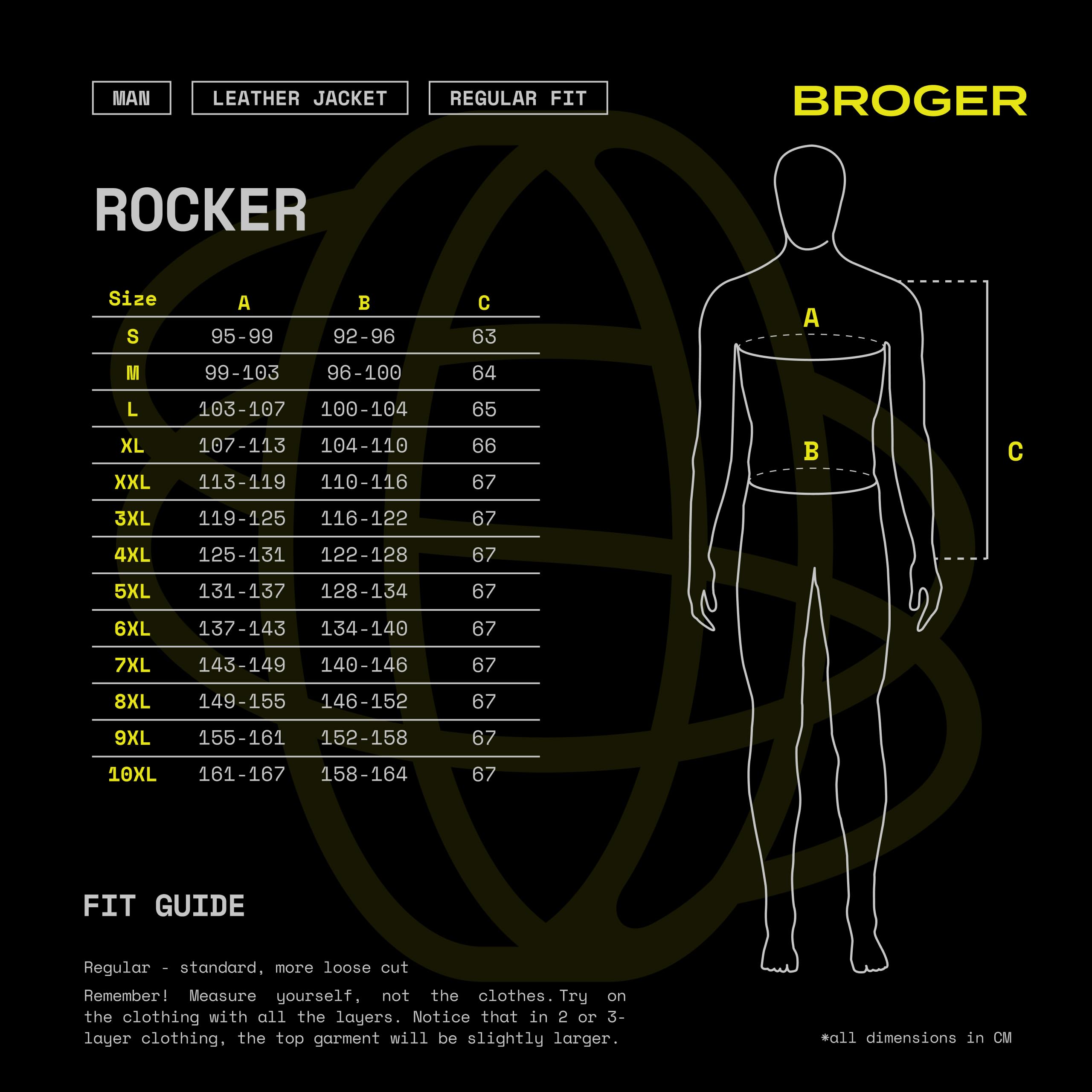 BROGER Rocker Chaqueta de moto Hombre | Piel | Protectores de codo y hombro de Nivel 1 | Bolsillo para protector de espalda | Nivel de protección AA | Tallas hasta 10XL