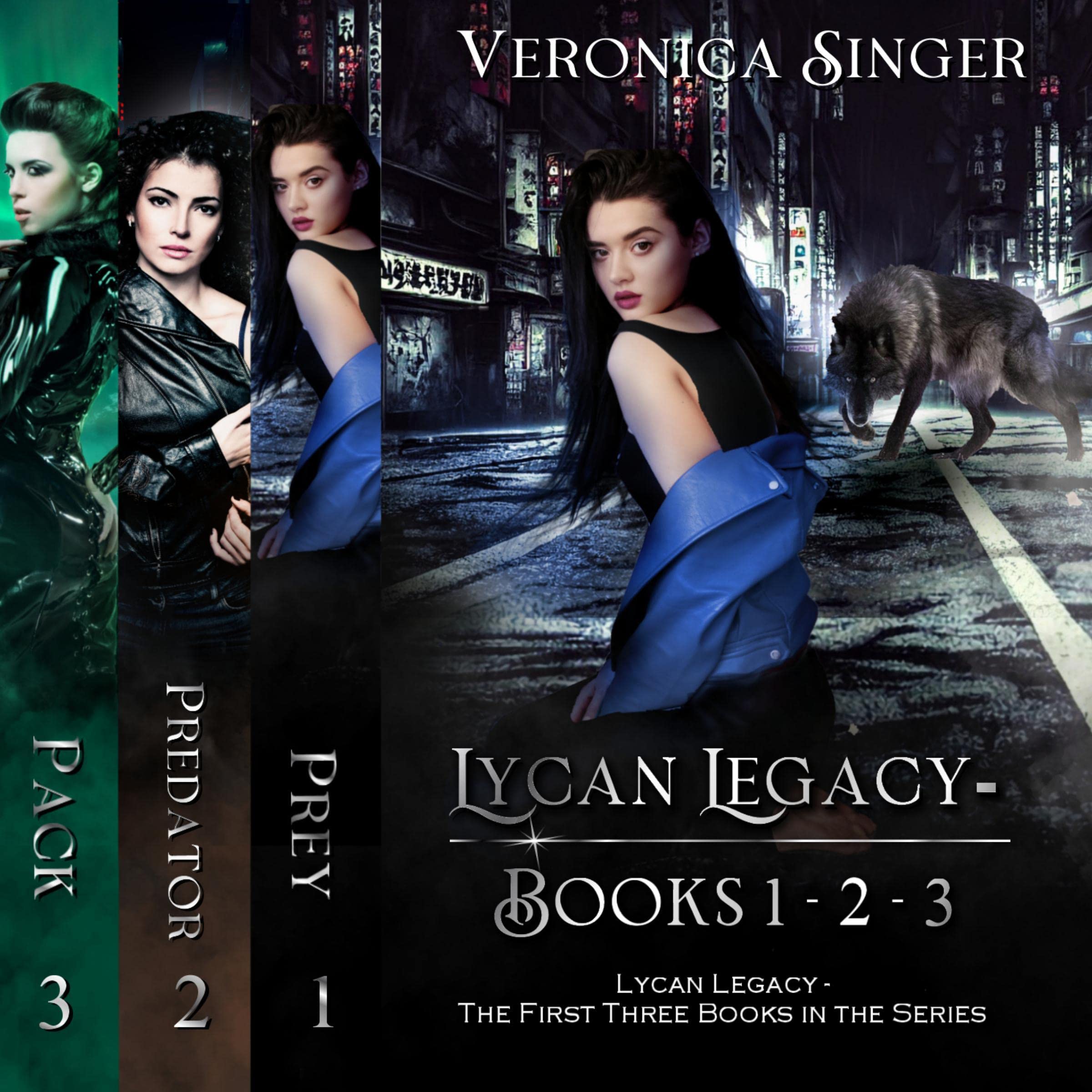 Cover art for Lycan Legacy, Books 1, 2, 3