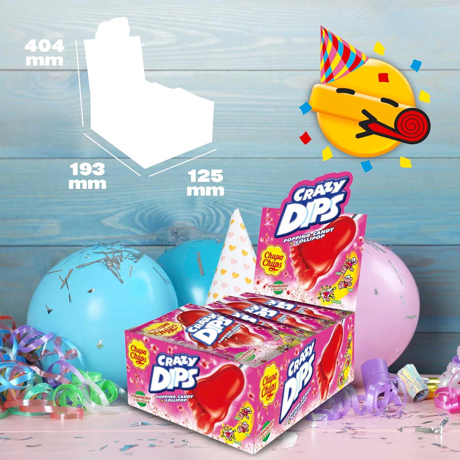 Chupa Chups Crazy Dip "Strawberry" 11.85OZ/336G