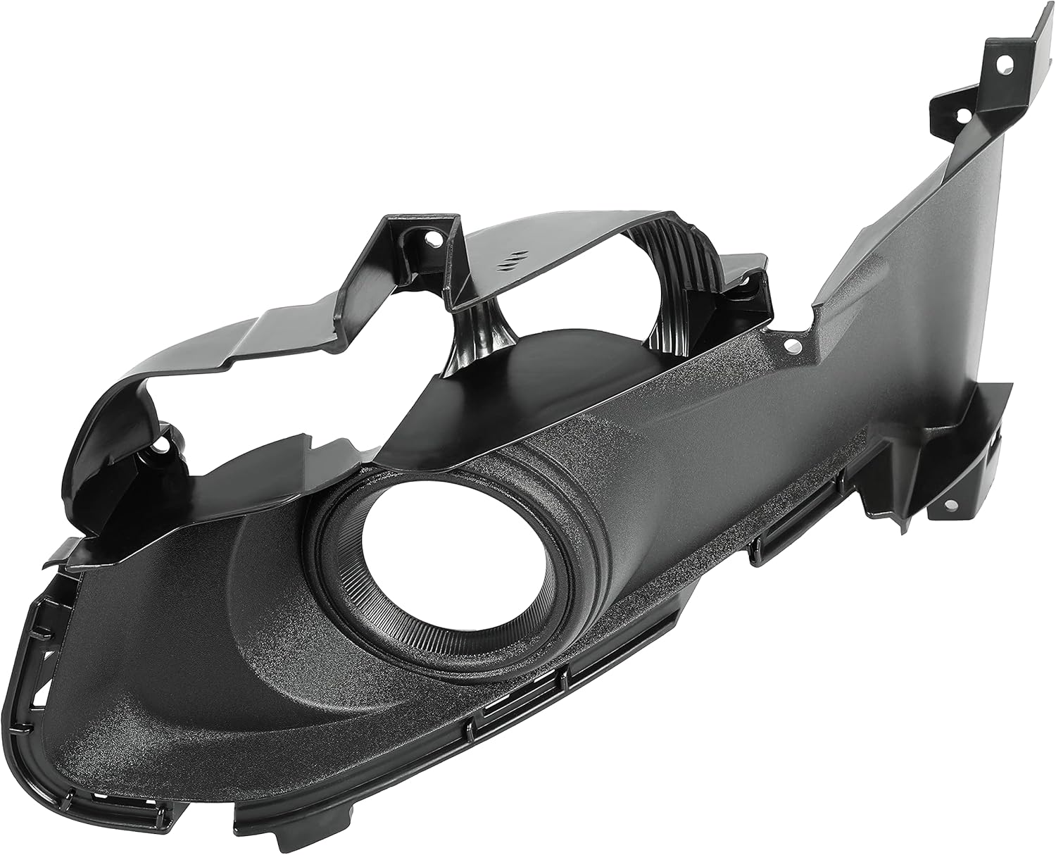 KUAFU Left Fog Light Cover Compatible with 2015-2017 Ford Mustang EcoBoost/GT/V6 Fog Lamp Bezel Trim Replacement for FR3Z17E811AA FO1038154 (Driver Side)