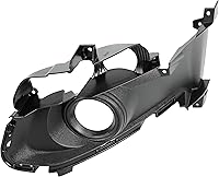Vista 3 de KUAFU Cubierta de luz antiniebla izquierda compatible con Ford Mustang EcoBoost/GT/V6 2015-2017, repuesto de bisel de la lámpara antiniebla