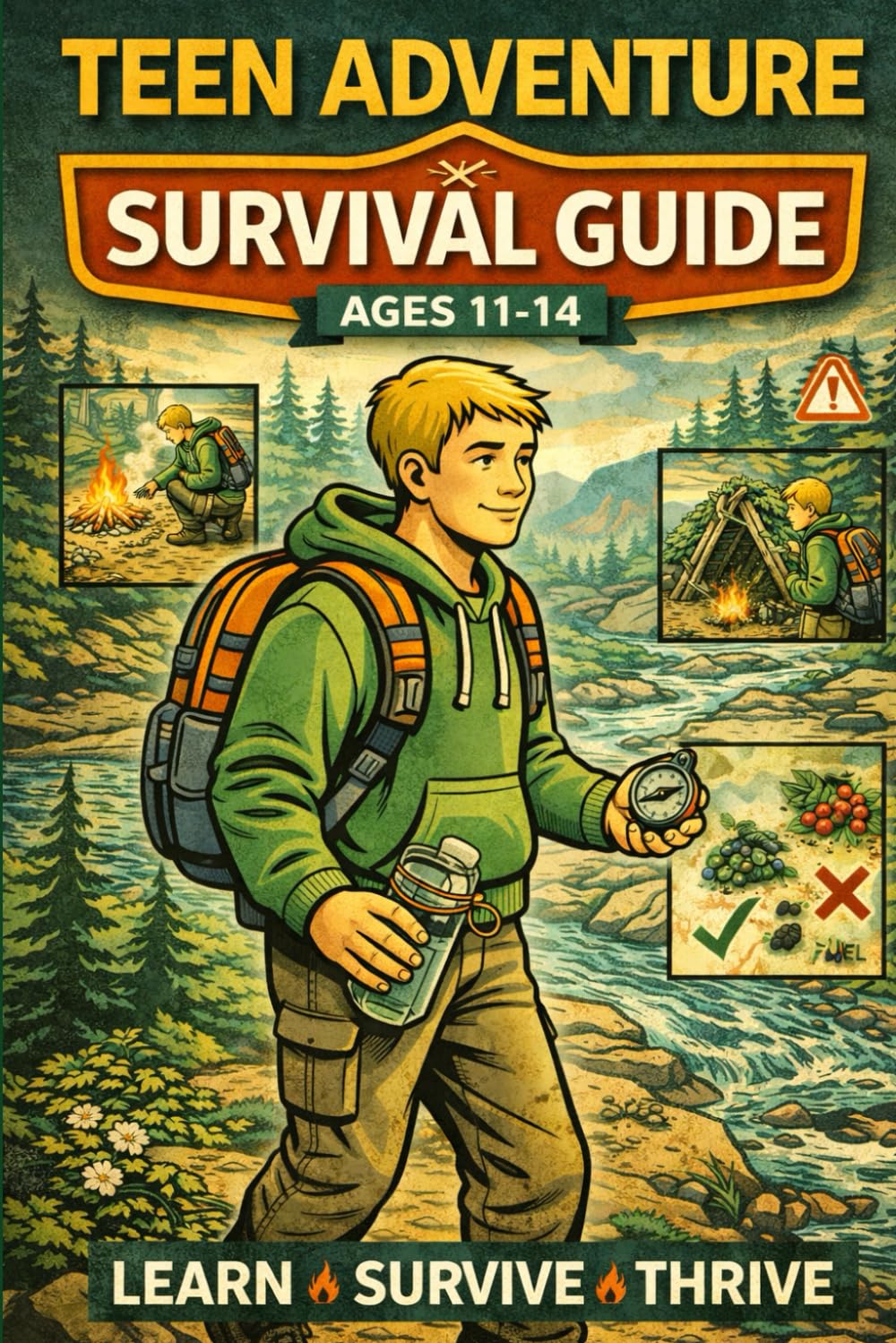 Teen Adventure Survival Guide: Outdoor survival skills for kids ages 11-14