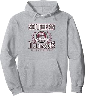 Southern Illinois Salukis Laurels Logo Officially Licensed Pullover Hoodie