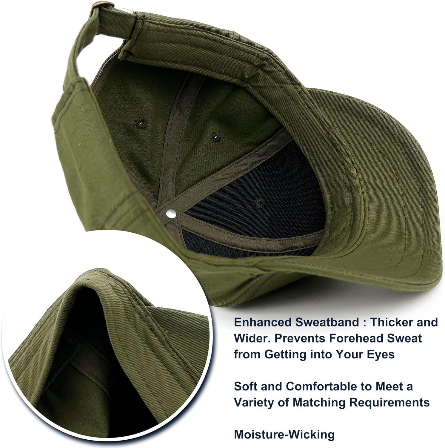 Loneshark Womens Short Bill Hats Structured Short Brim Hats for Men Running Small Brim Baseball Caps for Ladies - Image 6