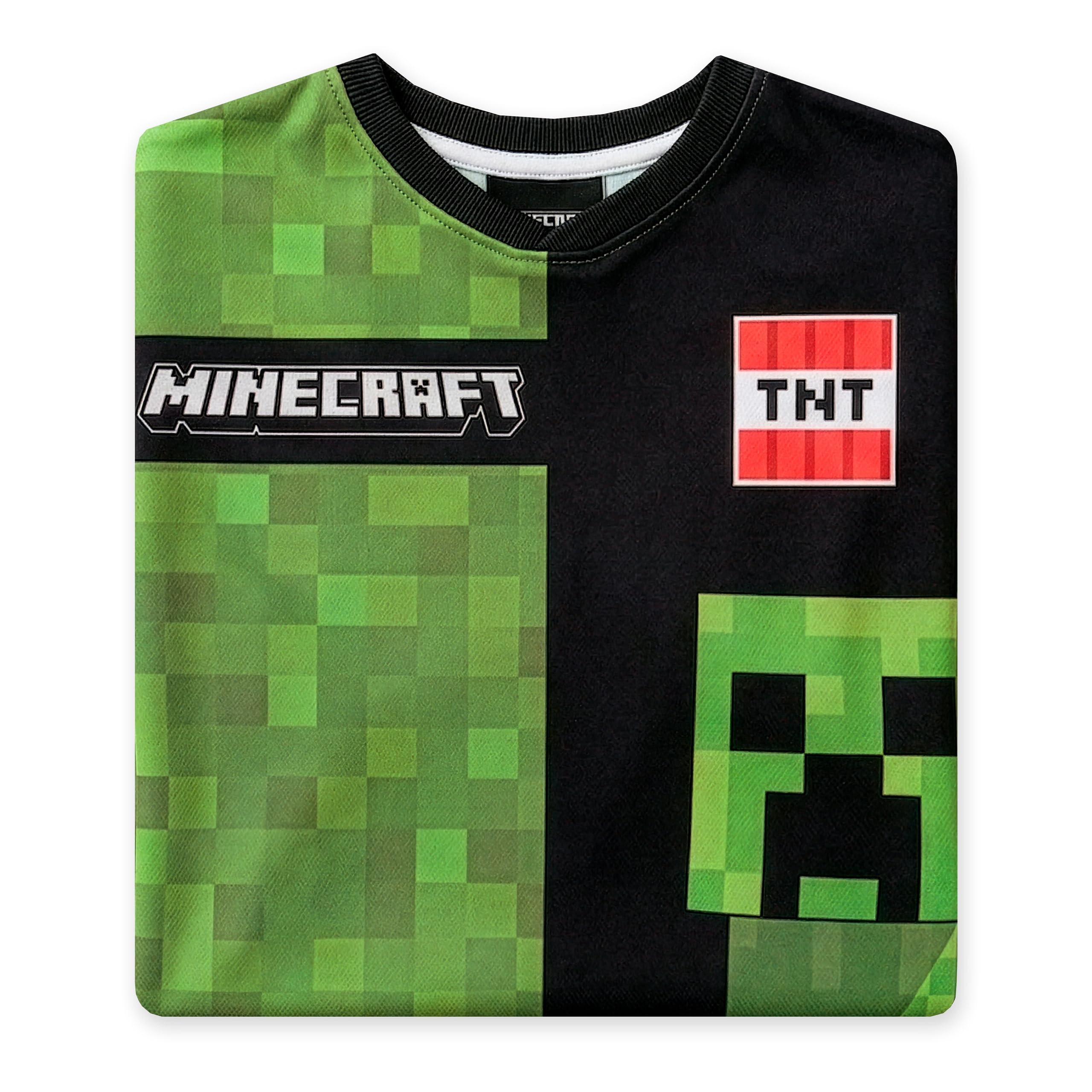 Minecraft Camiseta Fútbol Oversize Niño Creeper Ropa