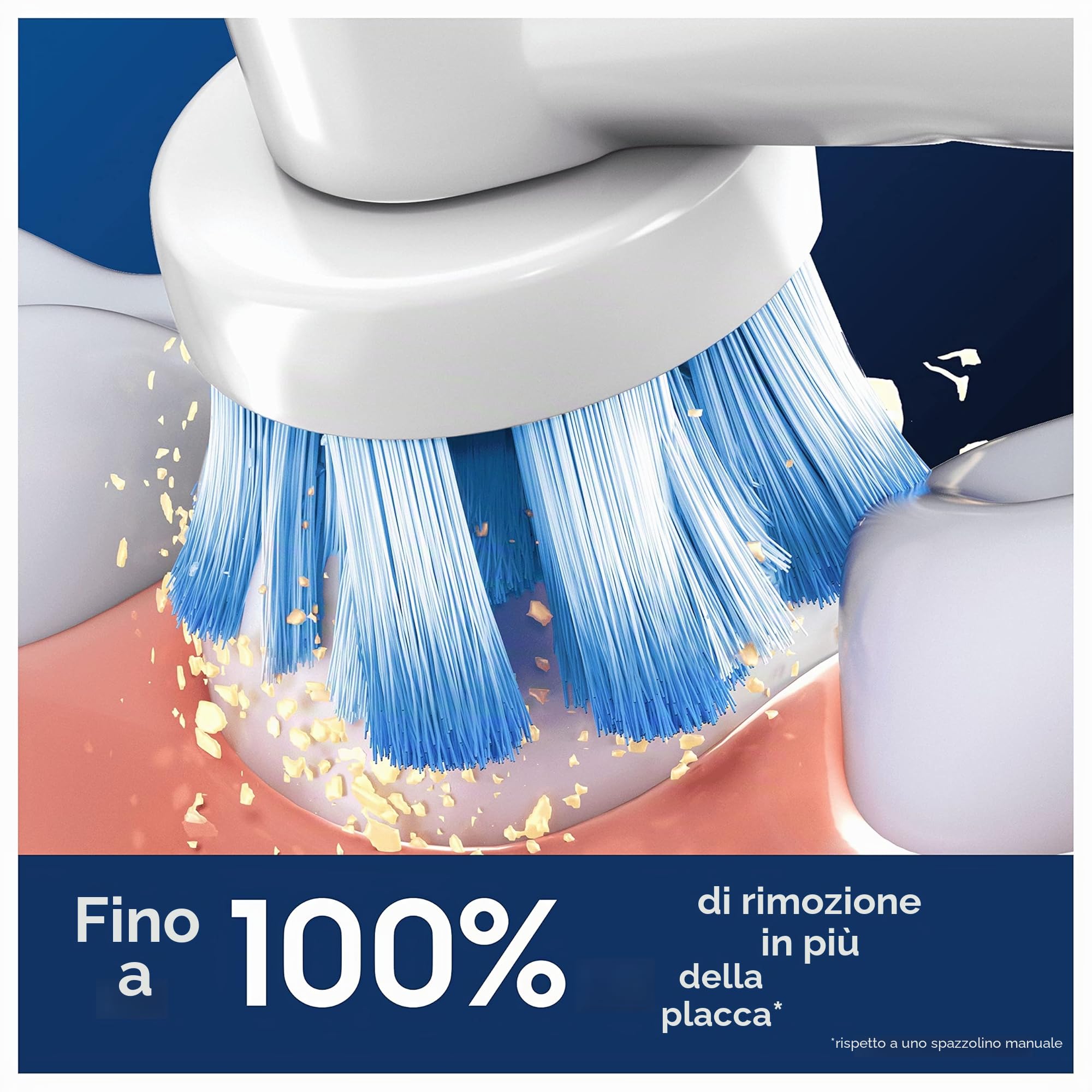 Oral-B Testine di Ricambio Sensitive Clean, Bianche, 12 Ricambi - 12 Testine di Ricambio per Spazzolino Elettrico, Rotonde Originali, Confezione Adatta alla Buca delle Lettere
