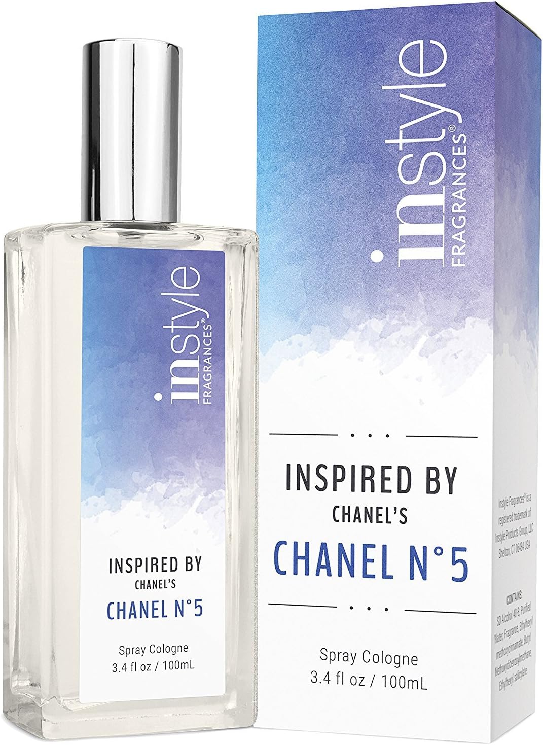 Inspired by Chanel's Chanel No. 5, Women’s Eau de Toilette, CLEAN, Vegan, Paraben-Free, Never Tested on Animals, 3.4 Fluid Ounces