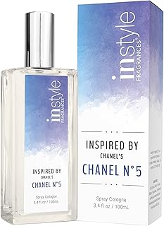 Instyle Fragrances, Inspired by Chanel's Chanel No. 5, Women’s Eau de Toilette, CLEAN, Vegan, Paraben-Free, Never Tested on Animals, 3.4 Fluid Ounces