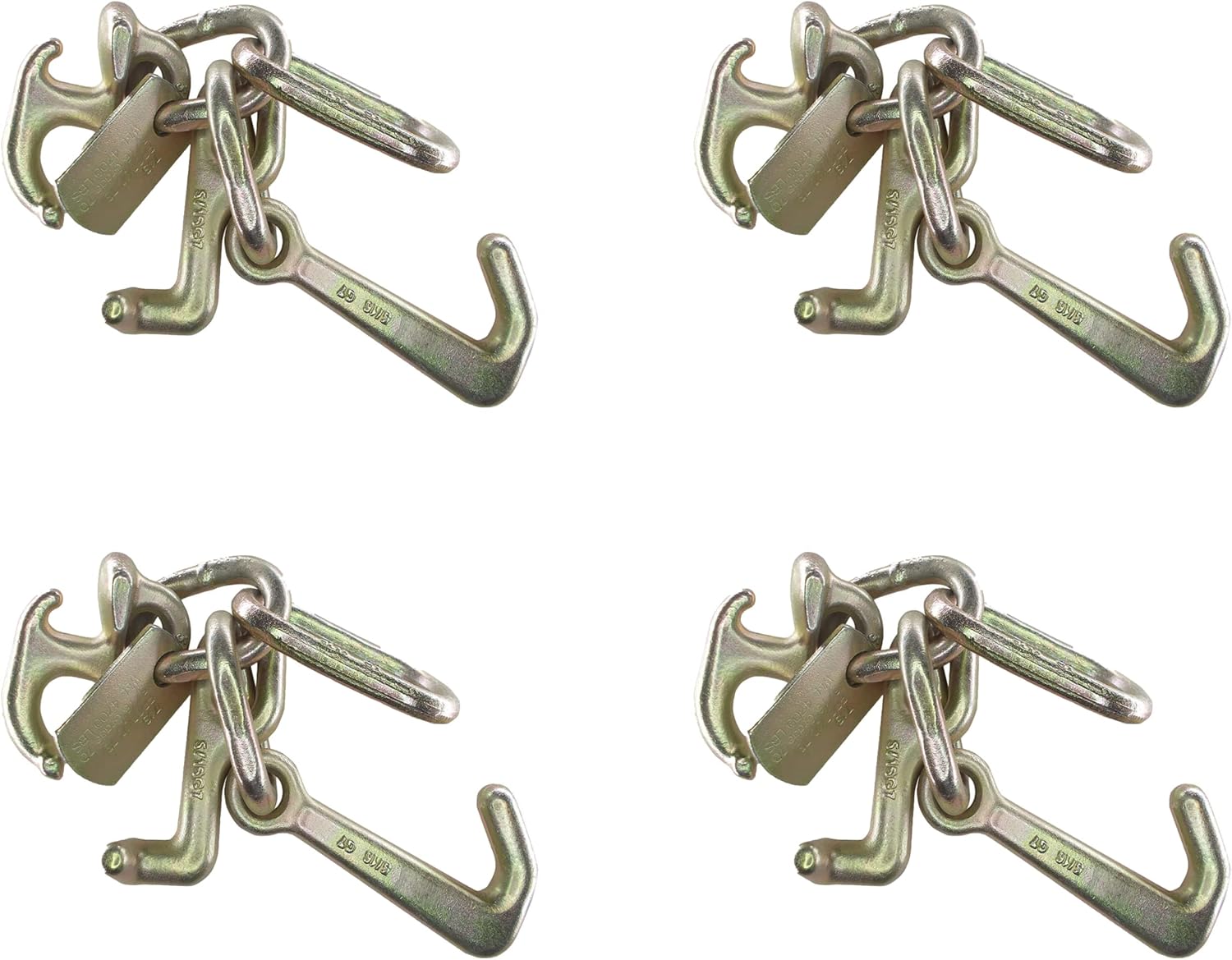 Mega Cargo Control 5/16" G70 RTJ Cluster Hook w/Link