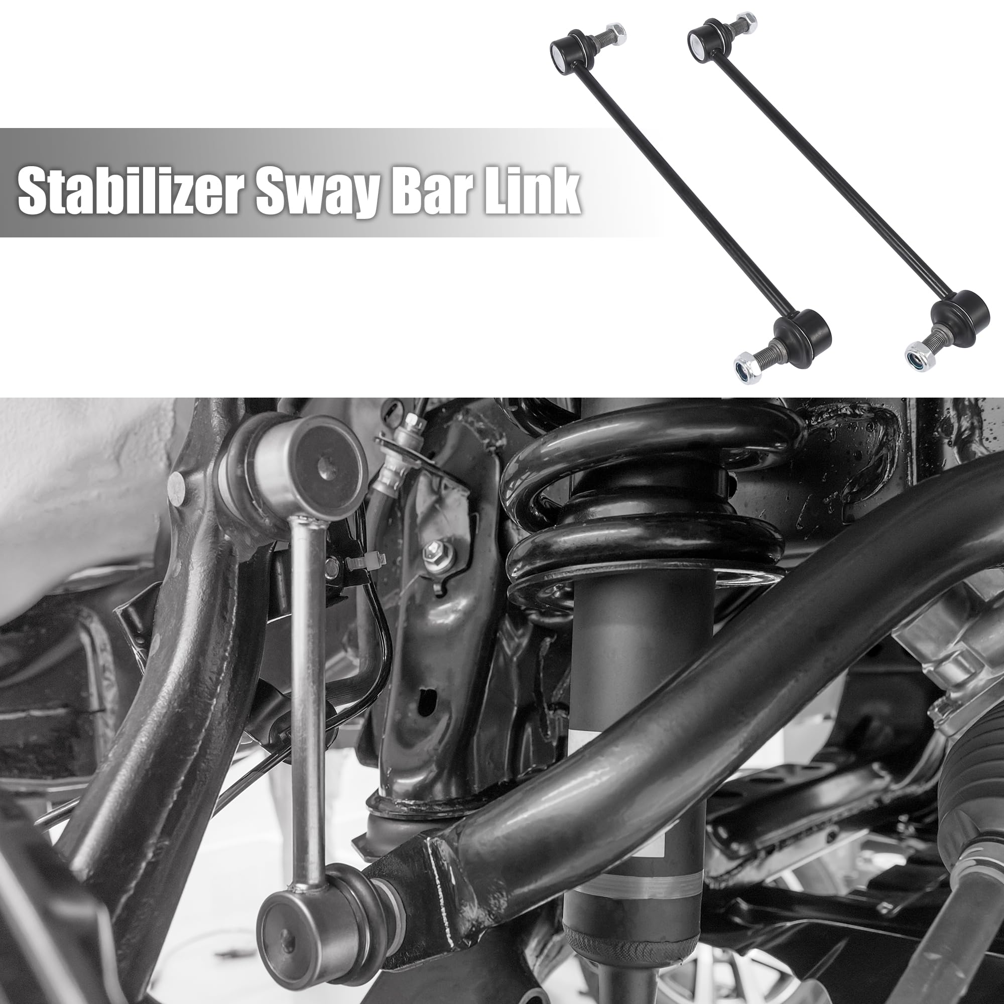 2 Pcs Stabilisateur Avant Barre Stabilisatrice Lien Des Deux Côtés Pour