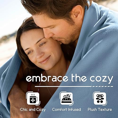 Miniatura 6 de Vellux 1B07056 Cobija original de núcleo aislante estilo hotel, sólida, lavable a máquina, suave, acogedora, cálida, térmica, duradera, amigable