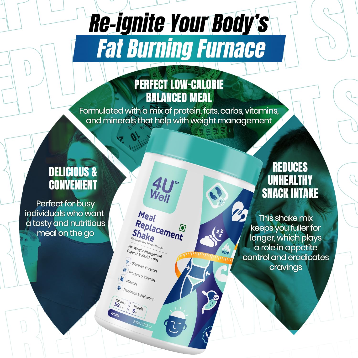 Buy Now 4Uwell Meal Replacement Shake For Weight Management And 2 Buy Now 4Uwell Meal Replacement Shake For Weight Management And