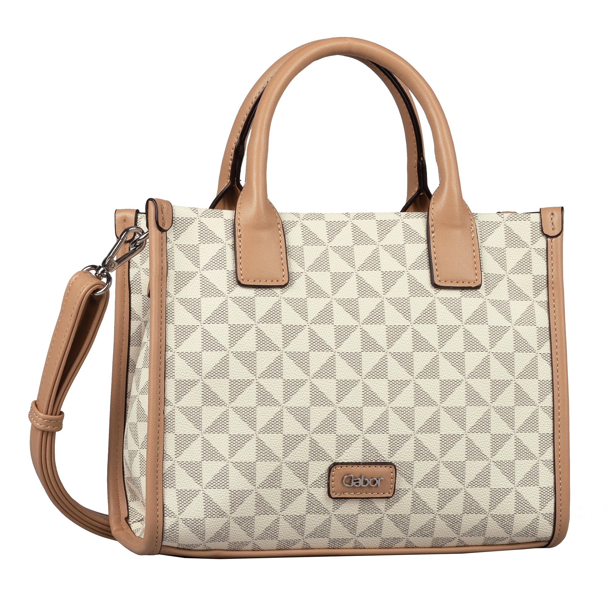 Gabor Bags Barina Women's Shopper Shoulder Bag Zip Small White