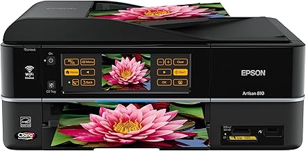 Artisan 810 Wireless All-in-One Color Inkjet Printer, Copier, Scanner, Fax (C11CA52201)
