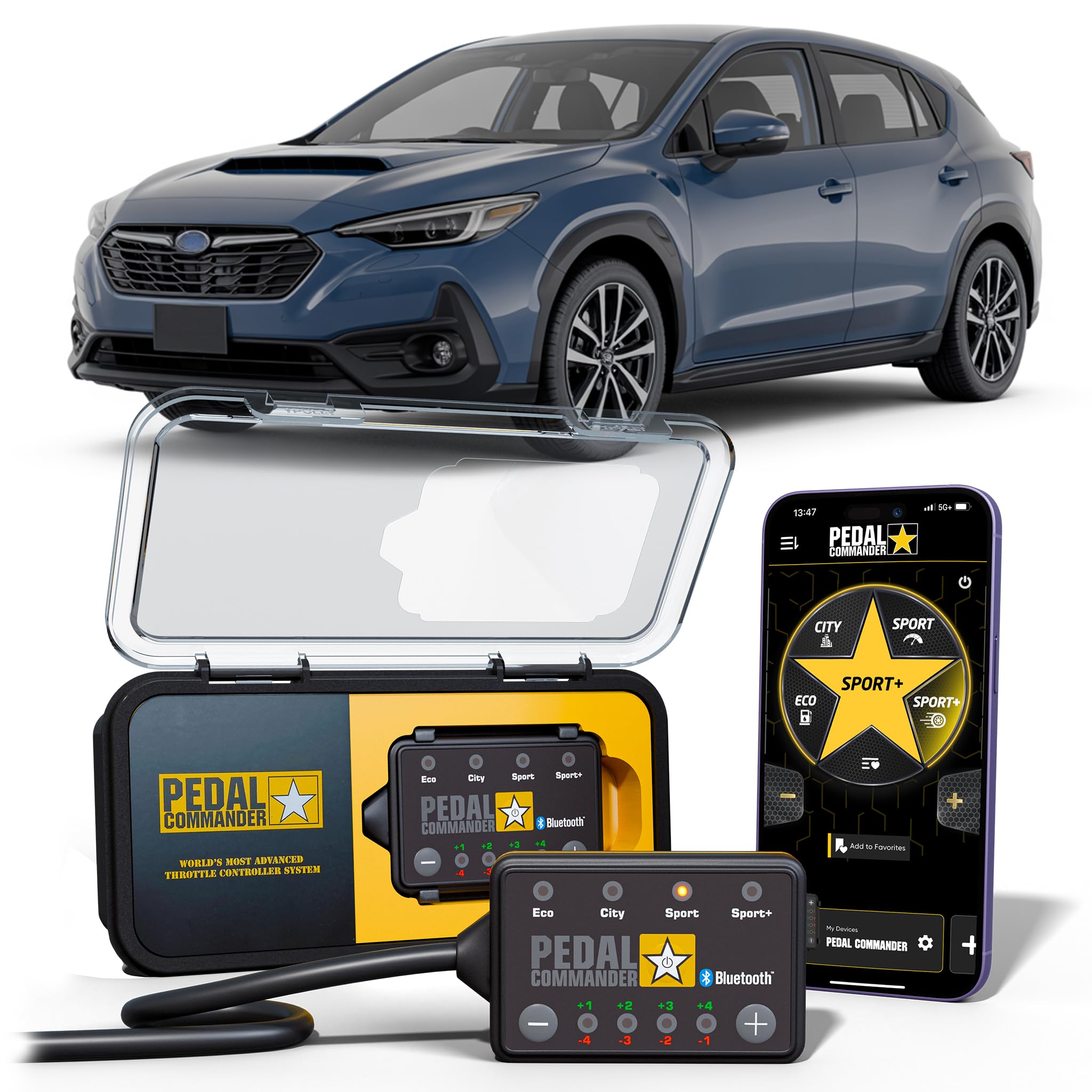 PEDAL COMMANDER for Subaru Impreza 2007-2025 Throttle Response Controller - Plug-and-Play, 4 Driving Modes, App Control, Throttle Controller