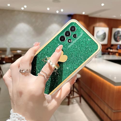 Miniatura 6 de Para Samsung Galaxy A23 5G4G Caja Del Teléfono Con Lindo Soporte De Anillo De Las Niñas Mujeres Delgada Cubierta Protectora A Prueba De Golpes Suave