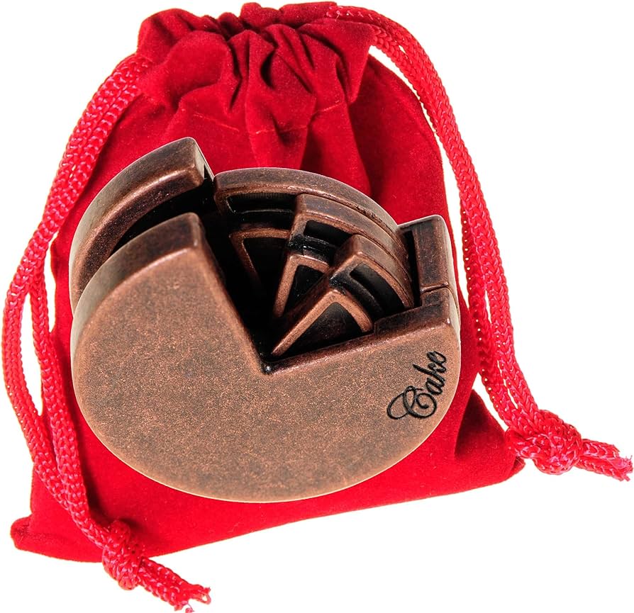 Amazon.com: Cake Hanayama Puzzle, Level 4 Difficulty, with RED