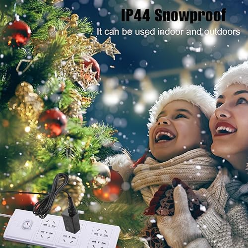 Miniatura 7 de Fuente de alimentación clase 2 12 V 1A transformador de bajo voltaje para cadena de 12 V y decoraciones inflables de patio con cable de extensión