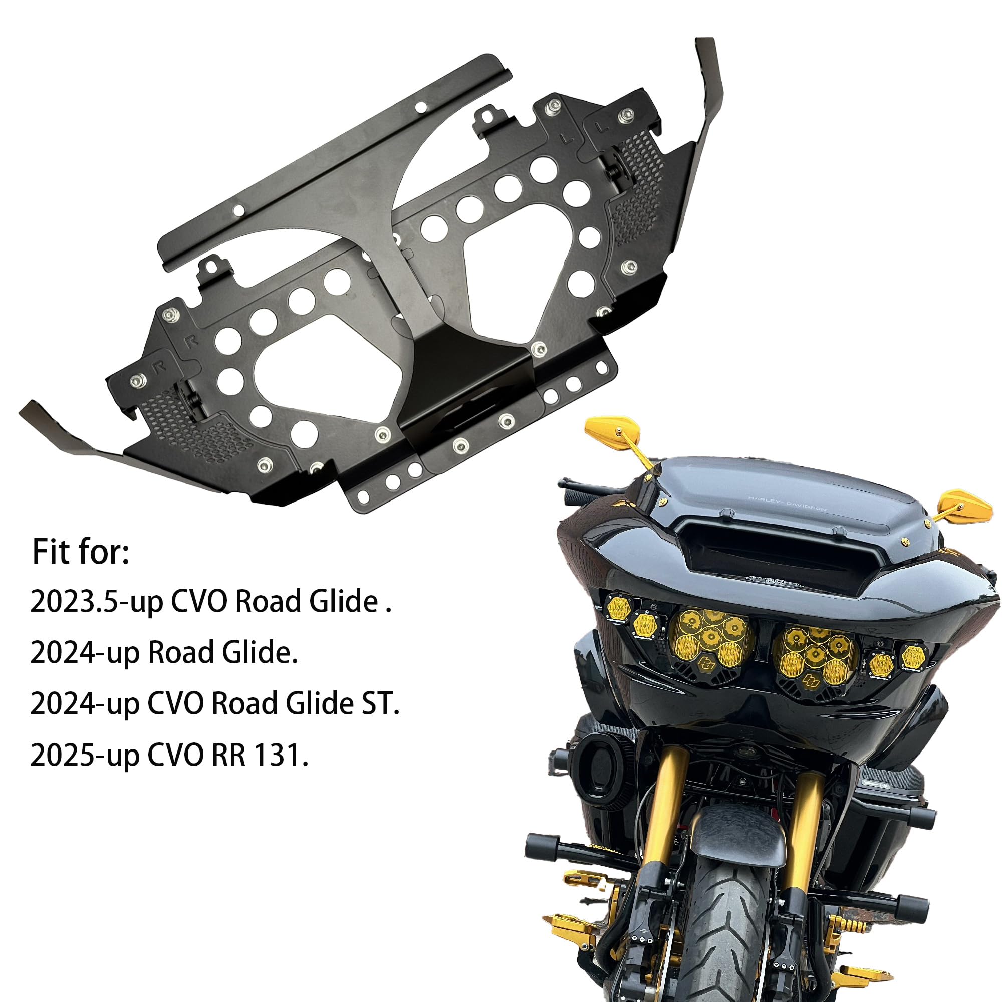 Baja designs LP6 ロードグライド用ブラケット Baja designs LP6 ロードグライド用ブラケット Baja designs LP6