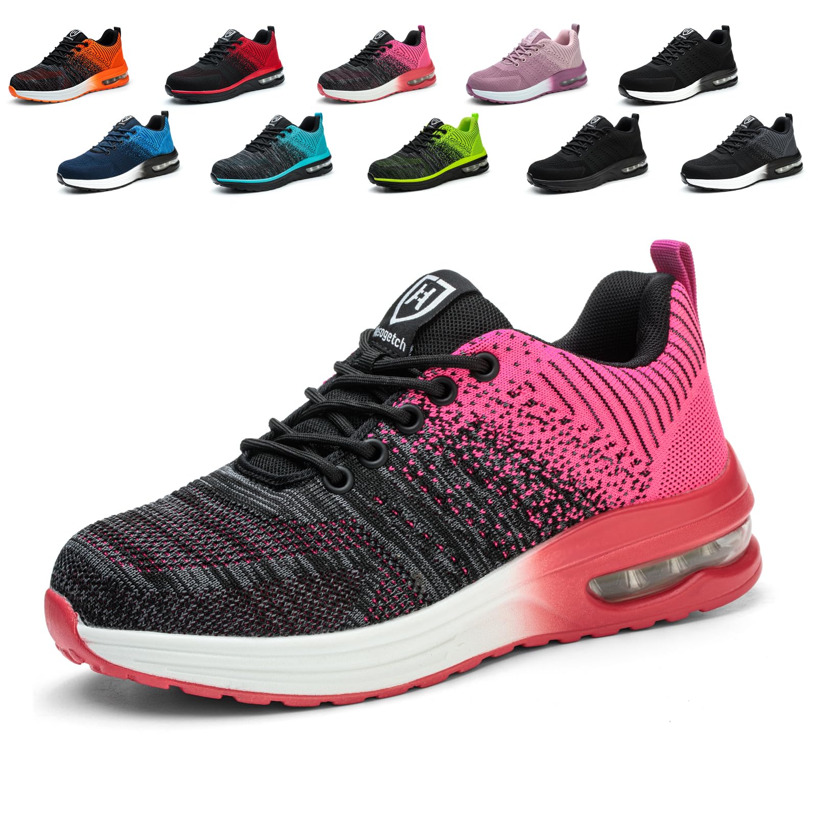 Chaussure De Sécurité Homme Légère - INSFITY - Embout En Acier - Respirant Et Réfléchissant Vert