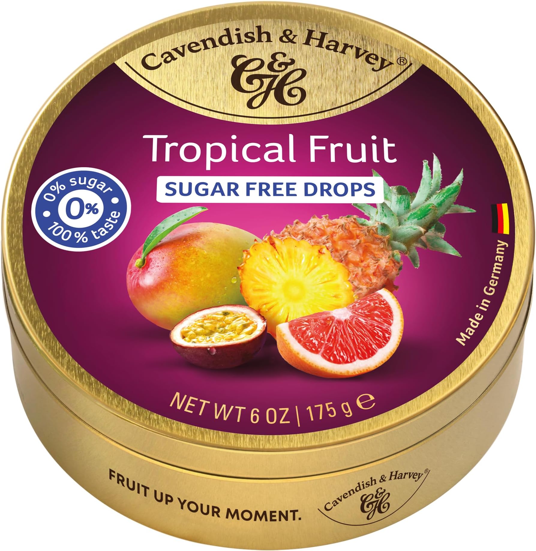 Tropical Fruit Candy, 6.2 oz Can