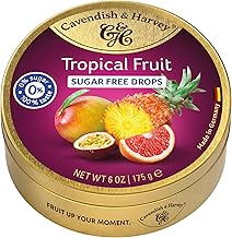 Cavendish & Harvey, Bala de Frutas Tropicais, Lata 175g