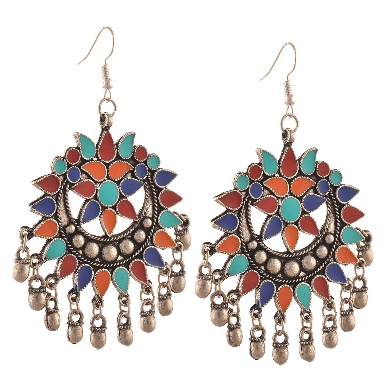 See full amazon price history chart for Fashion Factory Designer Afghani Tribal Multi-Color Oxidized Hoop Earrings for Women and Girls Fashion Factory Designer Afghani Tribal Multi-Color Oxidized Hoop Earrings for Women and Girls (B07QVF6GFW) Amazon Price History, Amazon Price Tracker