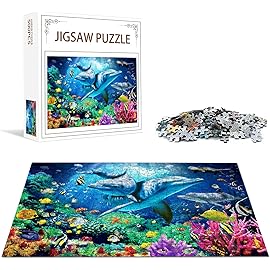 Nattork Jigsaw Puzzles 500 Pieces for Adults, Families (Sea World) Pieces Fit Together Perfectly