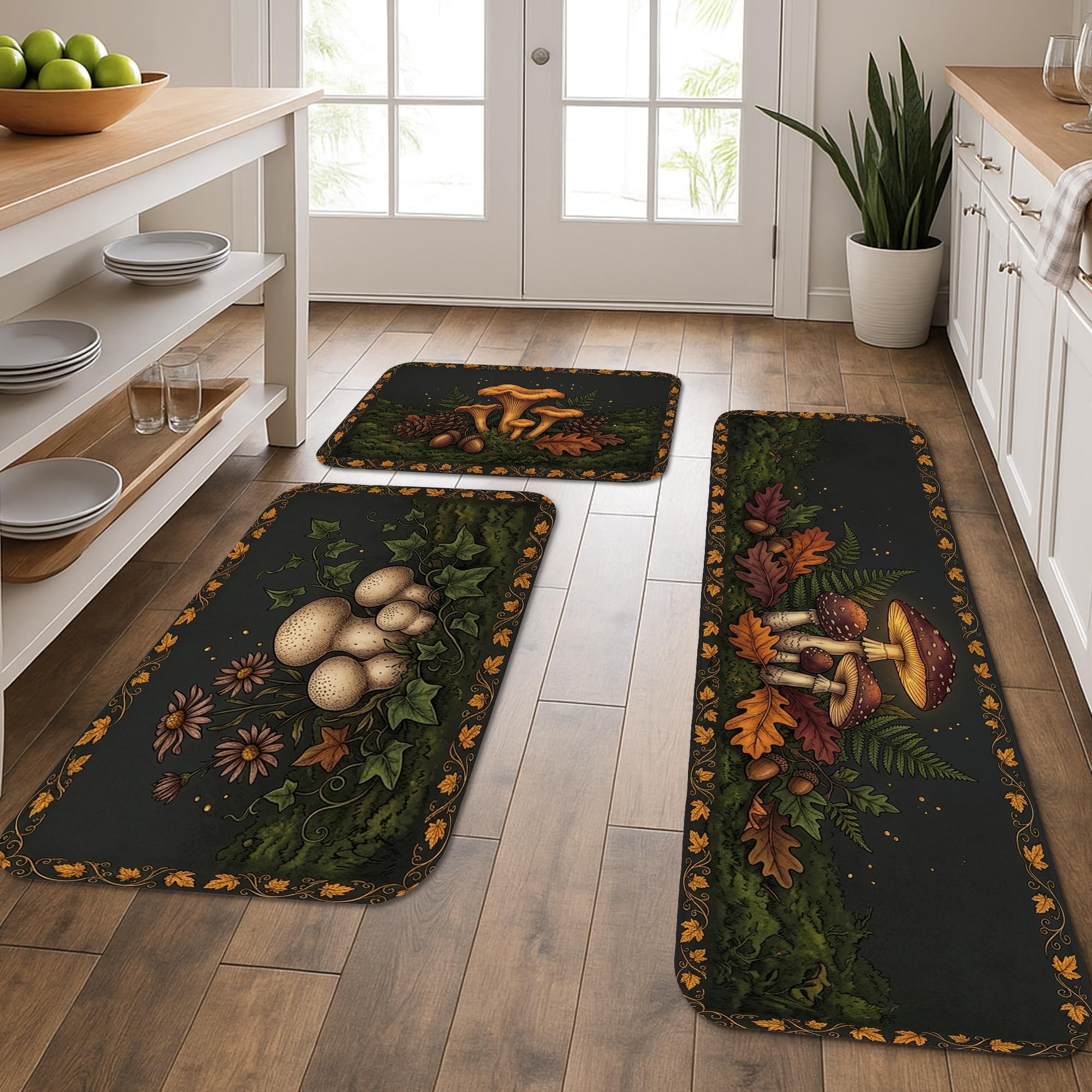 Tapis de cuisine inspiré de la nature pour sublimer l'entrée et la buanderie