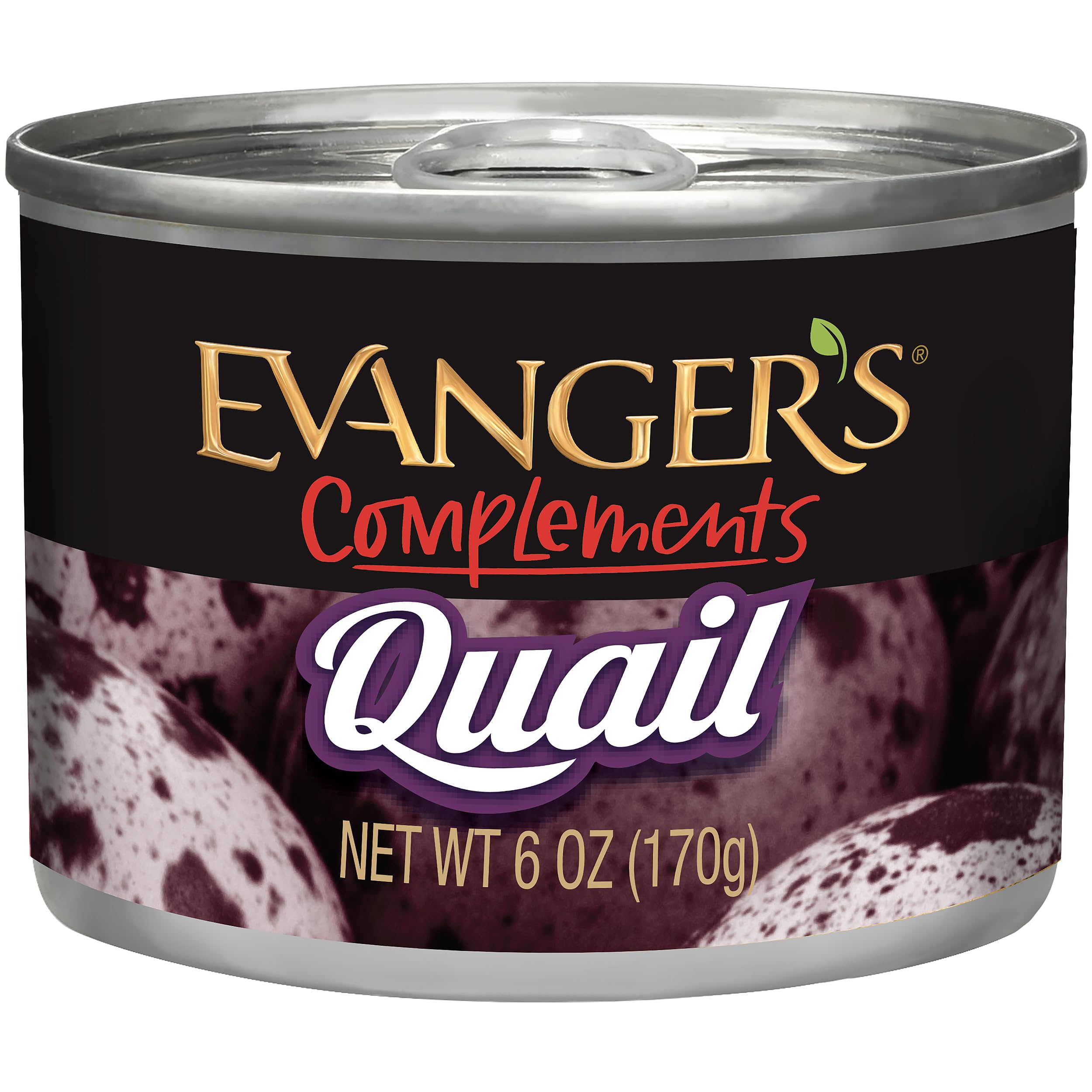 Evanger’s Quail Complement for Dogs, Cats & Ferrets — 24 × 6 oz