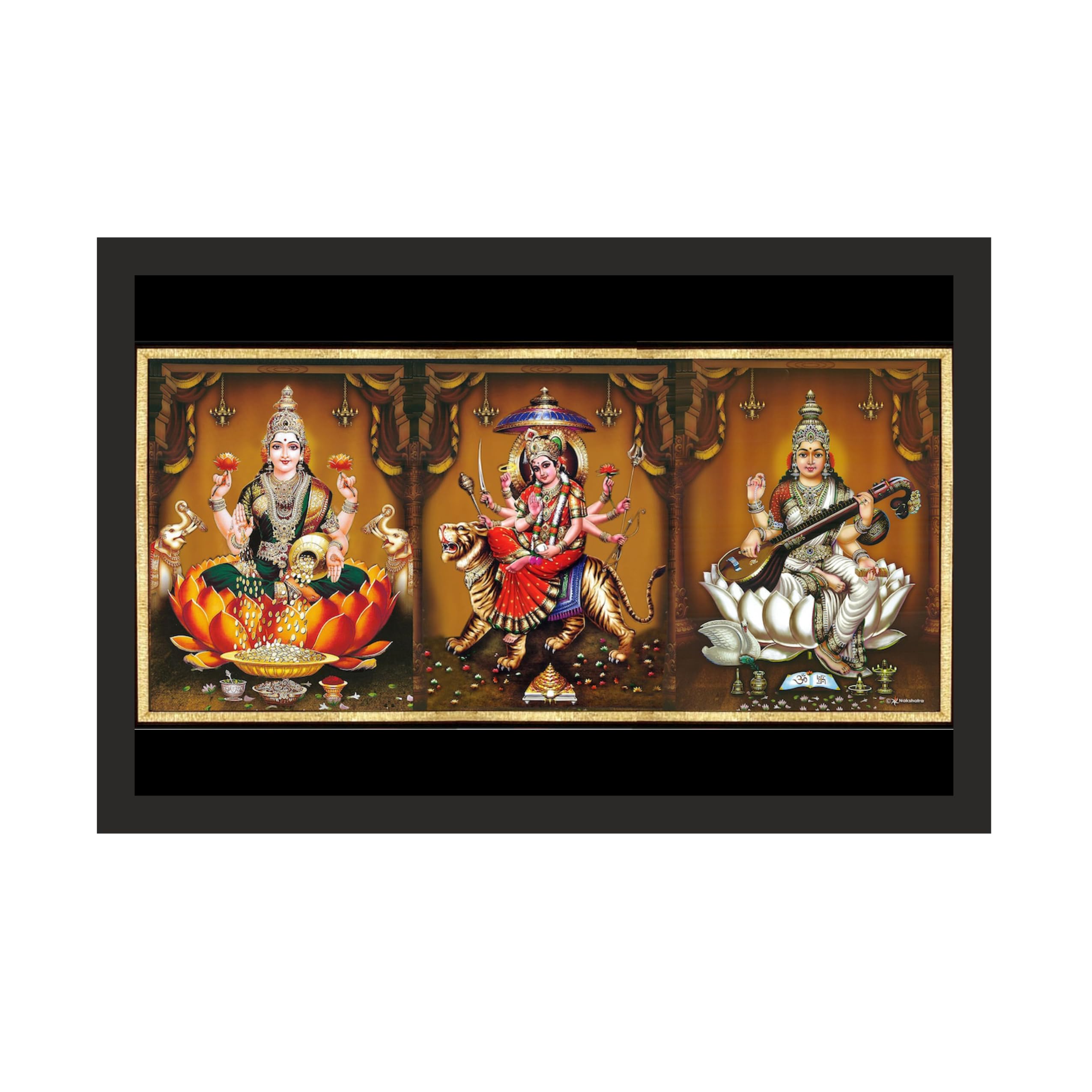 Grand Divine Trinity Panel: 36x24