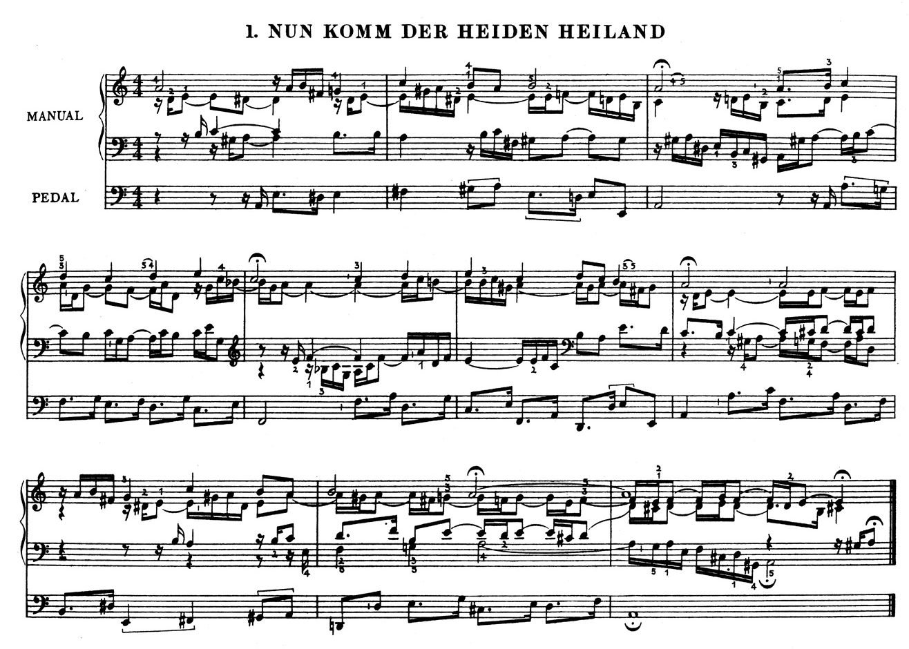 Orgelbüchlein - Orgue