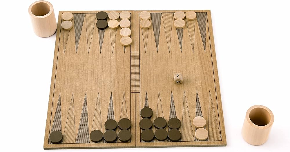 黒、白。バックギャモン。2本 黒、白。バックギャモン。2本