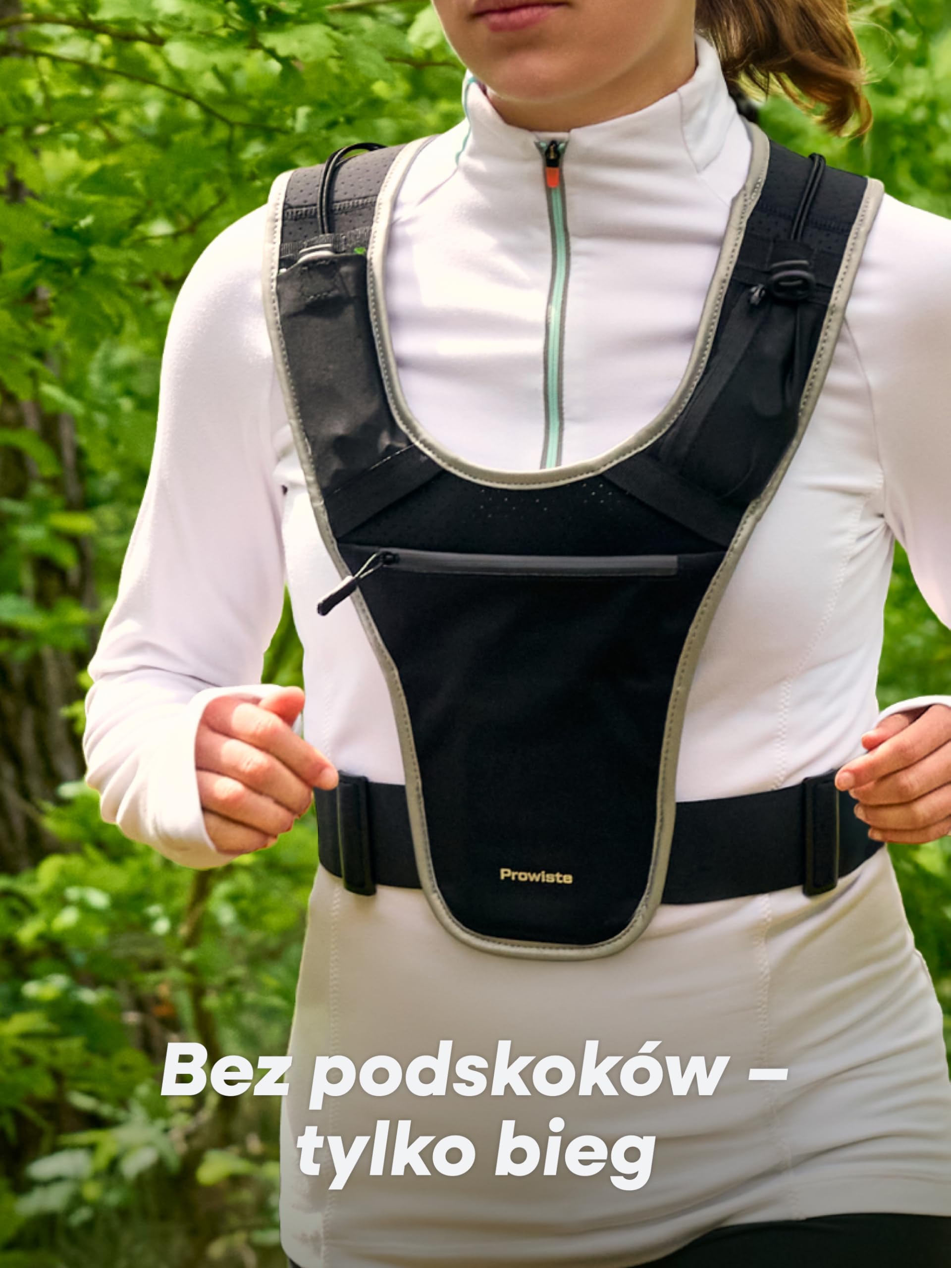 Prowiste Kamizelka do Biegania Męska i Damska – Wodoodporna Kamizelka Biegowa – Odblaskowa, Lekka i Regulowana – Bezpieczna i Wygodna