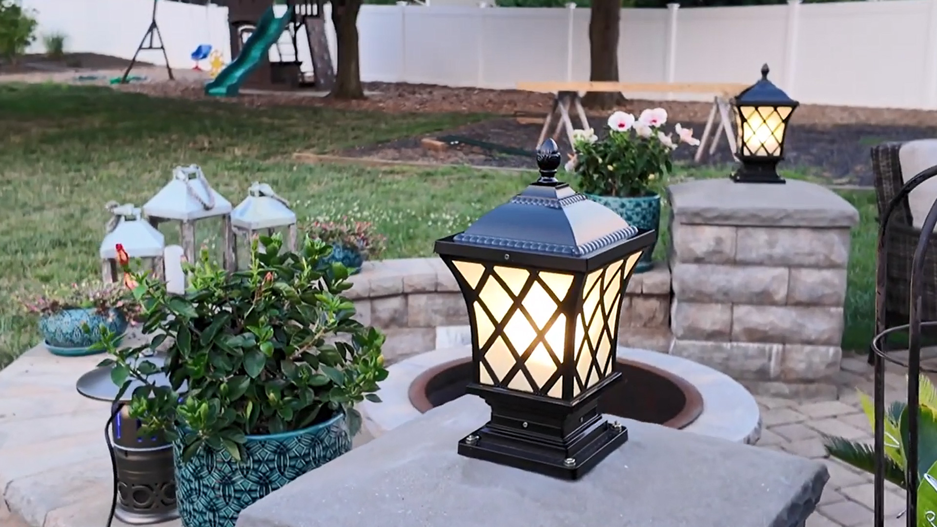 Exterior Rainproof Pillar Light Traditional Victoria Landscape Waterproof Outdoor Pillar | INDIA