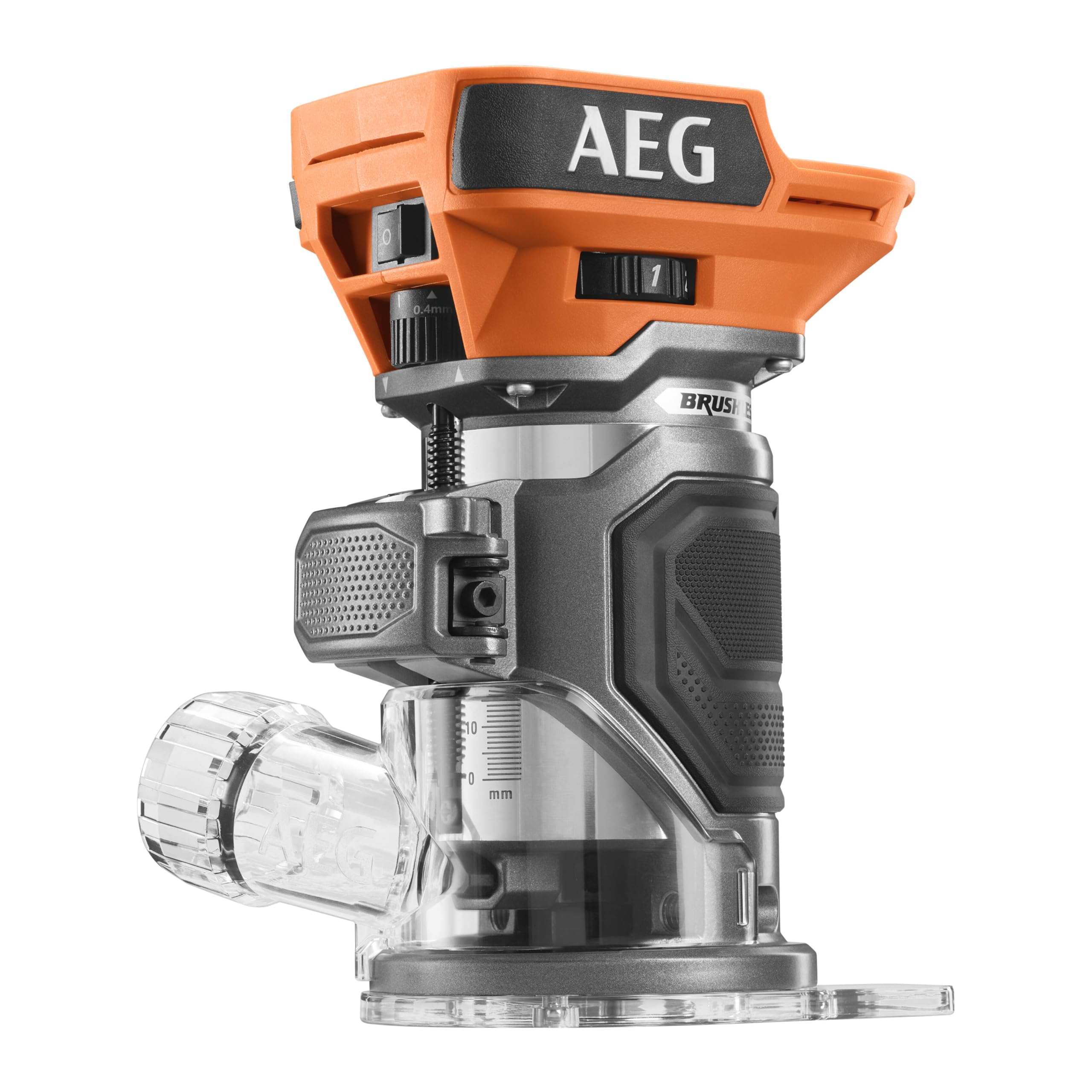 AEG BOF18BL3-0, affleureuse sans-fil 18V, 15000-30000 tr/min