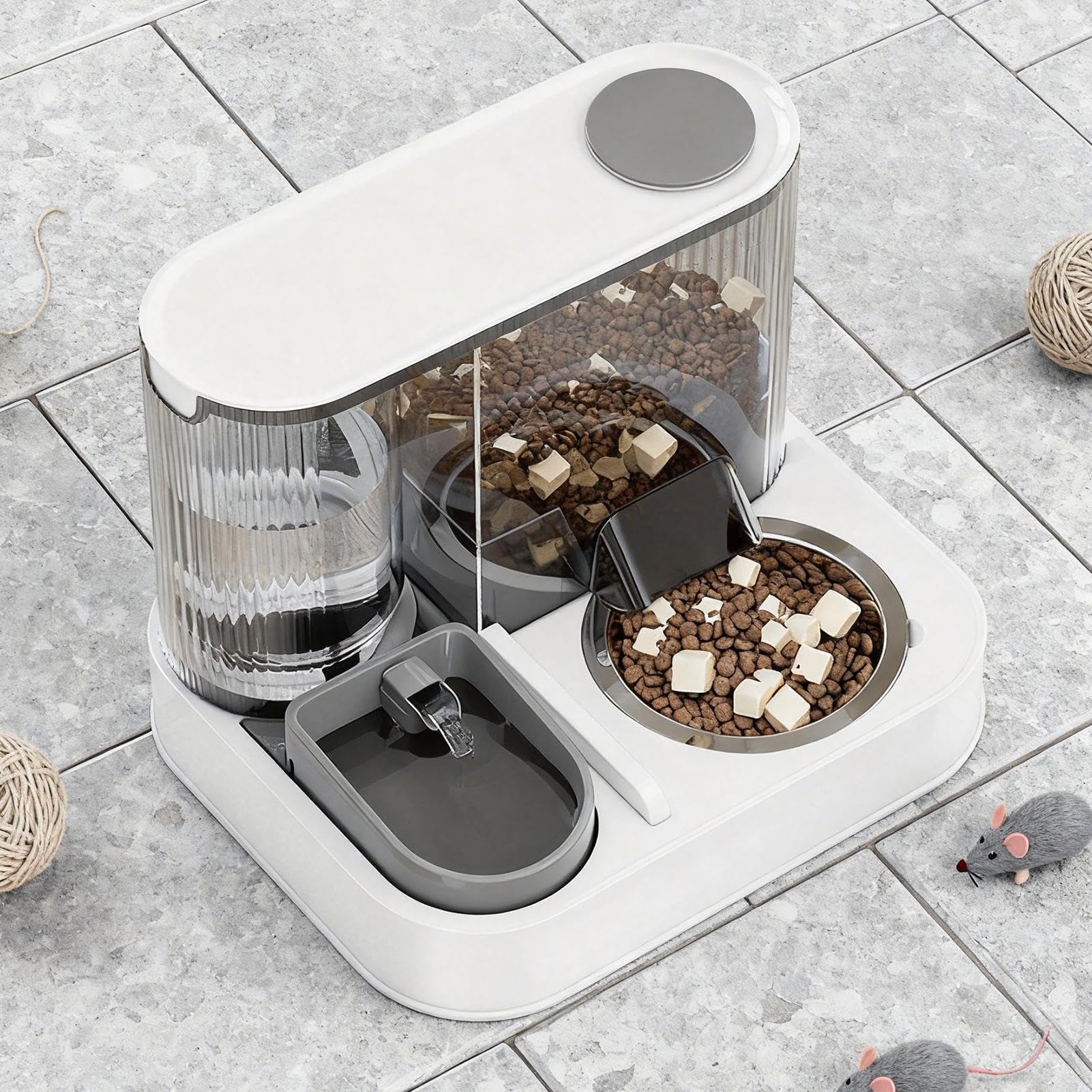 Alimentatore automatico animali Stazione Snack Cani E Animali Domestici Con