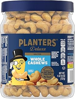 PLANTERS Fancy Whole Cashews with Sea Salt, 26 Ounces ( Pack of 1) Resea...