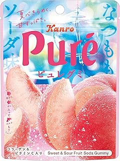 カンロ ピュレグミなつももソーダ 52g×6袋
