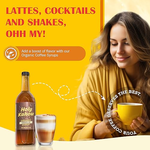 Miniatura 4 de Holy Kakow Cafe - Jarabe de vainilla orgánico jarabe de vainilla jarabe de café jarabe orgánico para café jarabe de vainilla para café añadir al