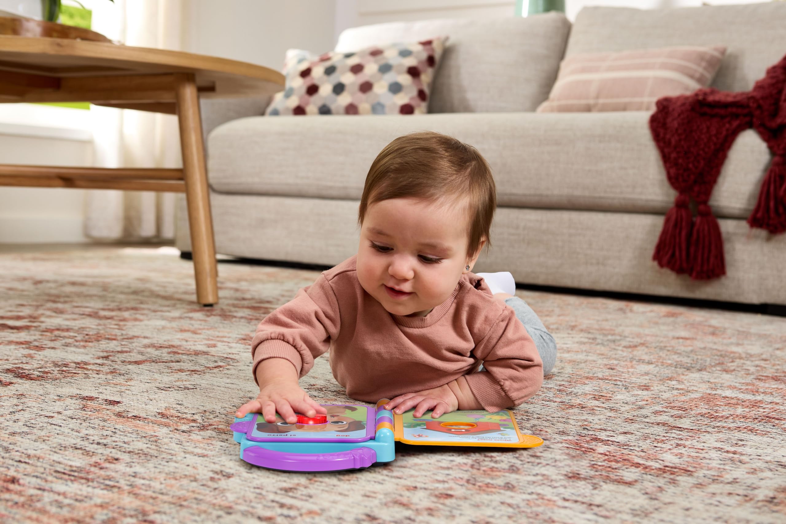 LeapFrog I Know That Nose!, Baby & Toddler Book, Light Up Nose Feature, Educational & Interactive Bilingual Playbook - Image 2