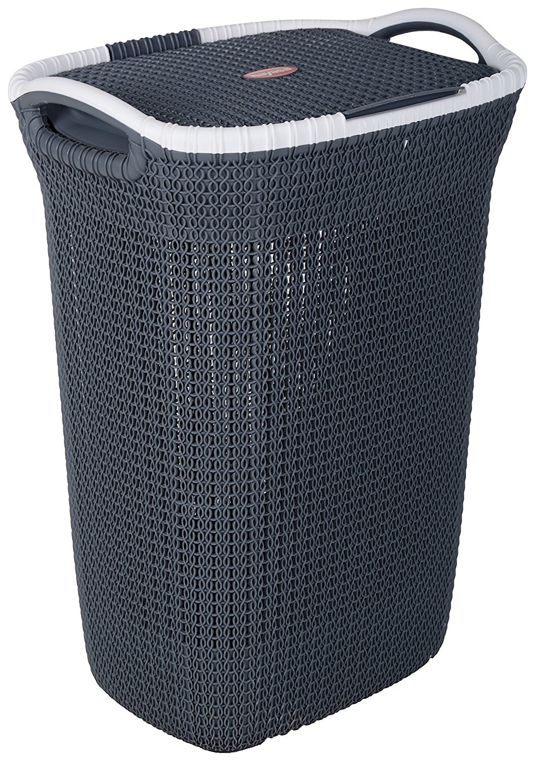 Nayasa Rope Laundry Basket Small- 44 Ltrs | Plastic Cloth Storage Basket | Laundry Storage Basket with Lid | Laundry Basket for Bathroom | Storage Organizer | Grey-image-11