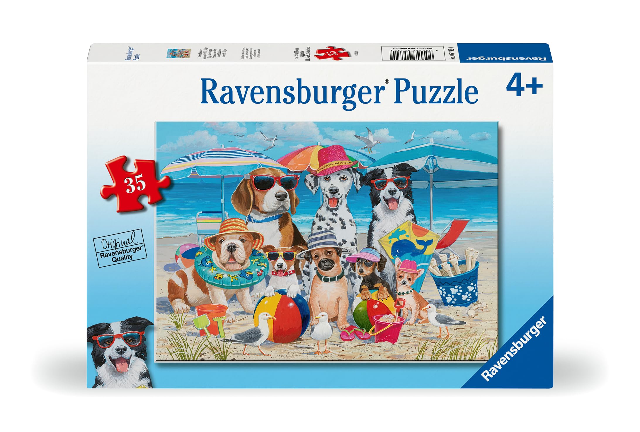 Ravensburger Beach Buddies Jigsaw Puzzle for Kids Age 3 Years Up - 35 Pieces - Educational Toddler Toys and Games